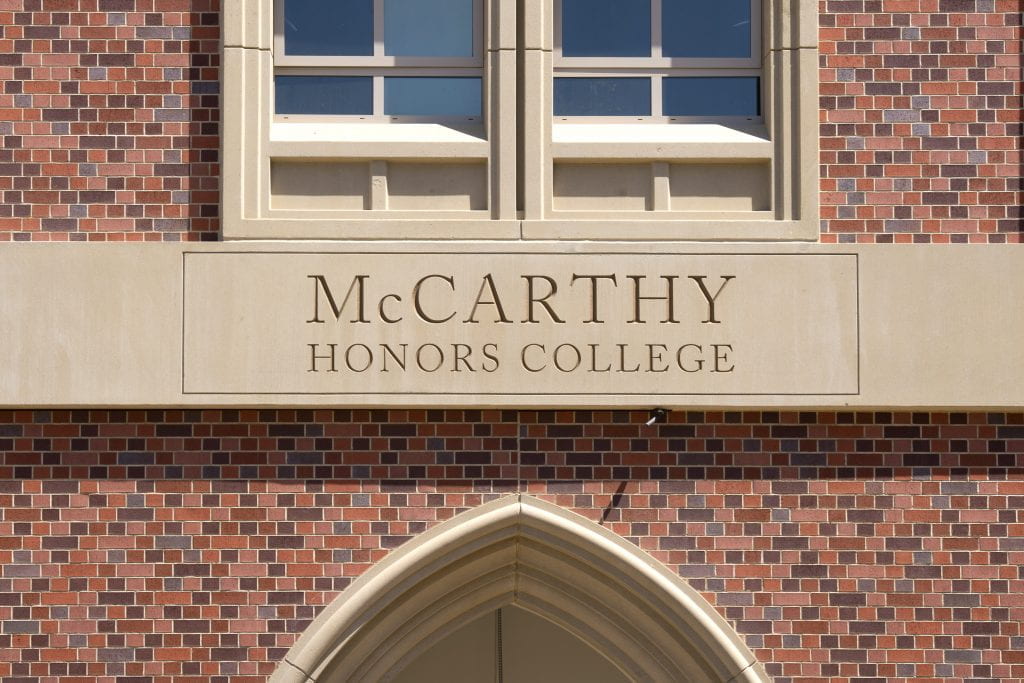 McCarthy Honors College building